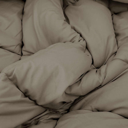 Summer Duvet Light Grey and Anthracite 200 x 155 cm Microfiber