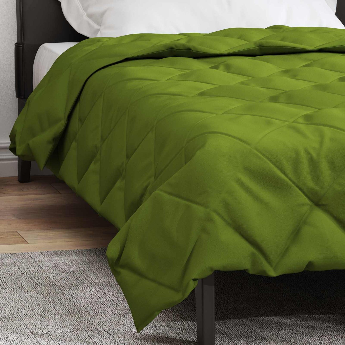 Full Year Duvet Green 140 x 220 cm Microfiber