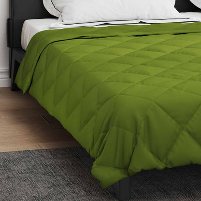Full Year Duvet Green 220 x 260 cm Microfiber