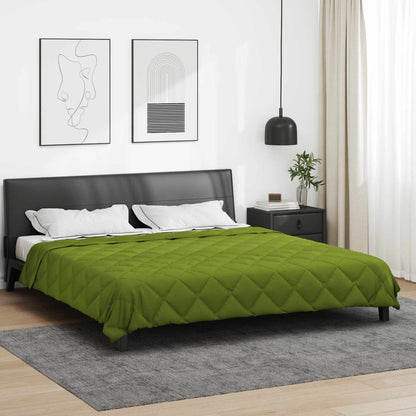Full Year Duvet Green 220 x 260 cm Microfiber