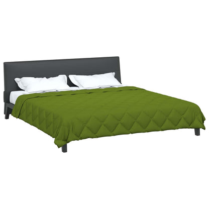 Full Year Duvet Green 220 x 260 cm Microfiber