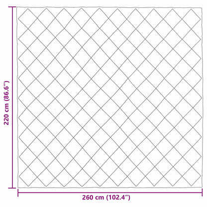 Full Year Duvet Green 220 x 260 cm Microfiber