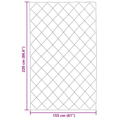 Full Year Duvet Taupe 220 x 155 cm Microfiber