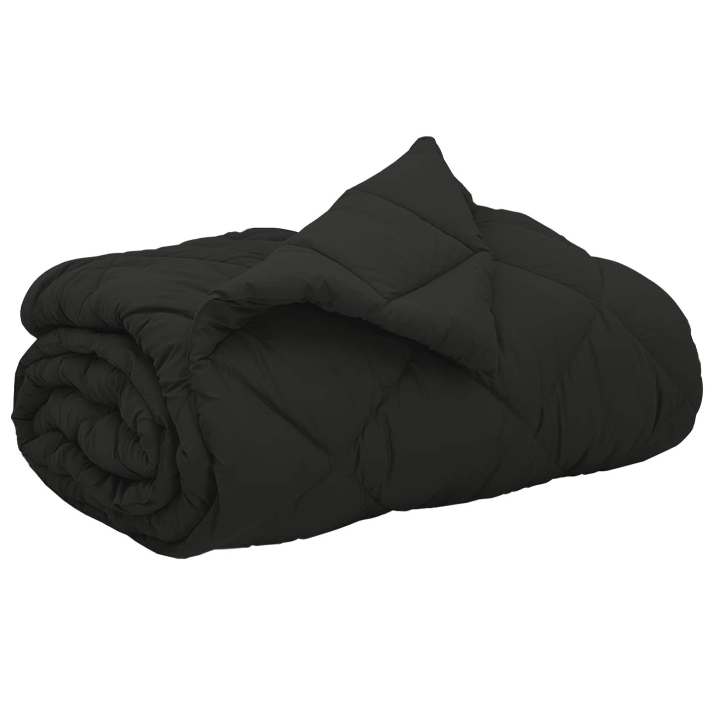 Full Year Duvet Black 200 x 200 cm Microfiber