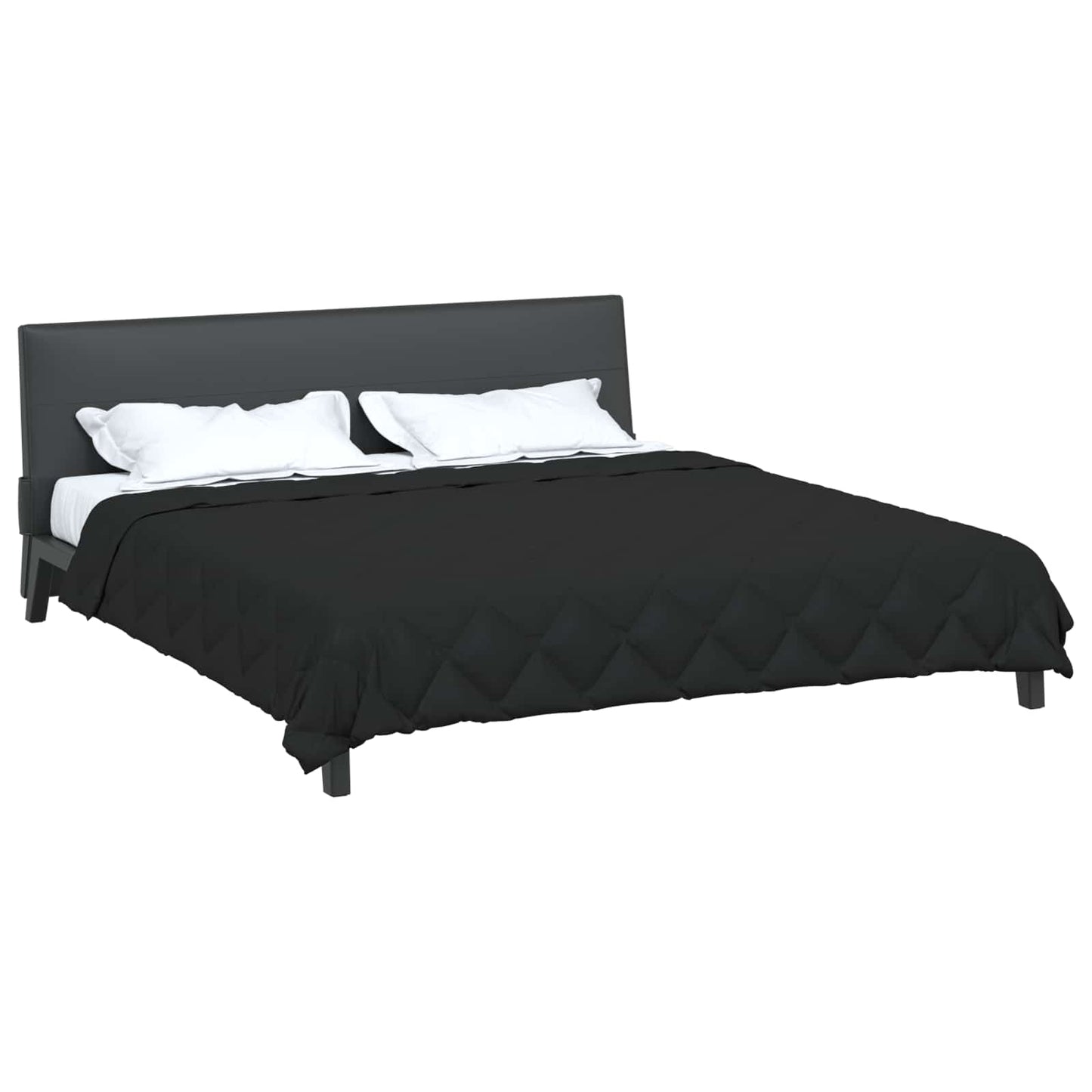 Full Year Duvet Black 200 x 220 cm Microfiber