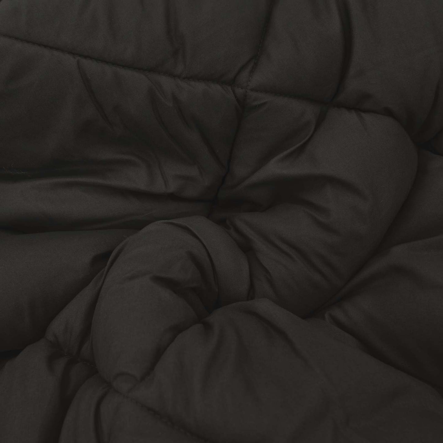 Full Year Duvet Black and Taupe 140 x 200 cm Microfiber
