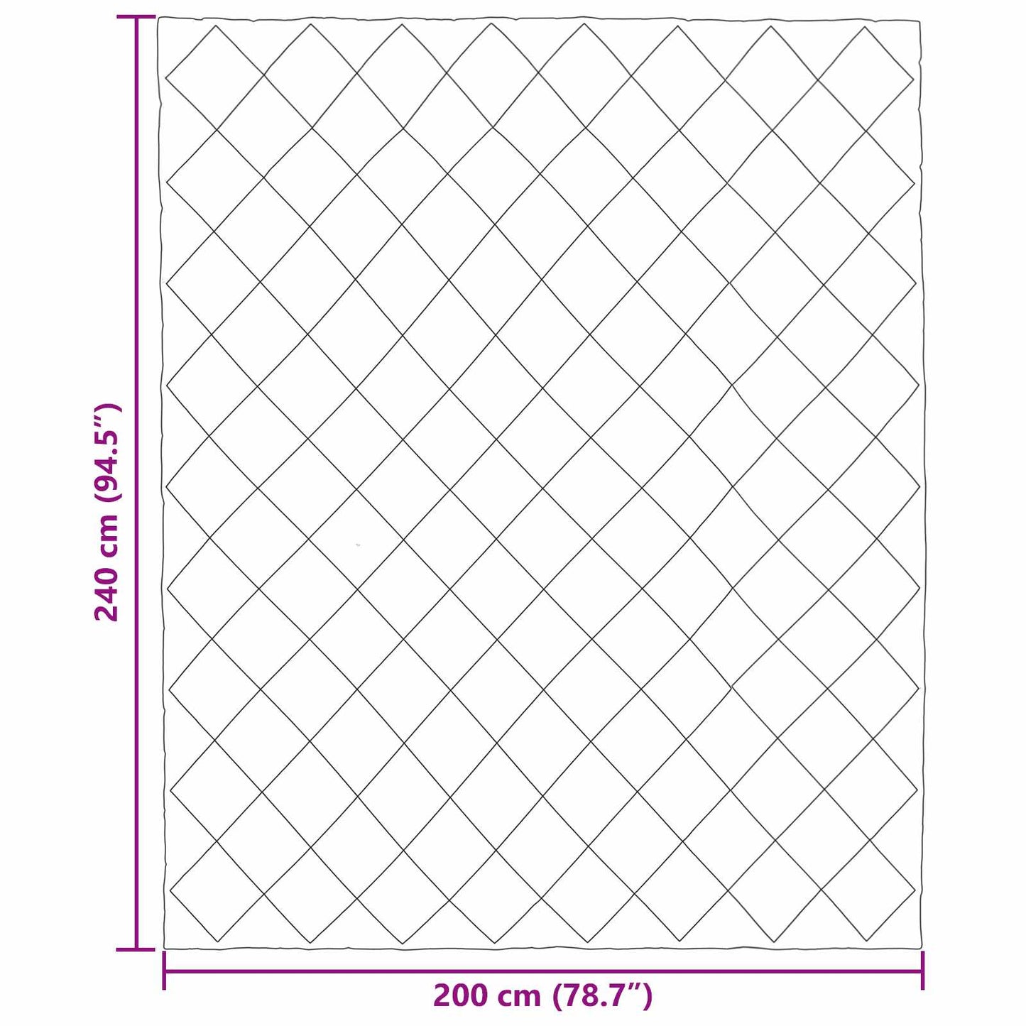 Full Year Duvet Black and Taupe 240 x 200 cm Microfiber