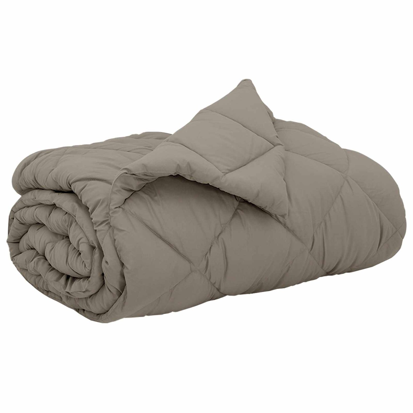 Full Year Duvet Light Grey 240 x 260 cm Microfiber