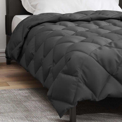 Winter Duvet Anthracite 135 x 200 cm Microfiber