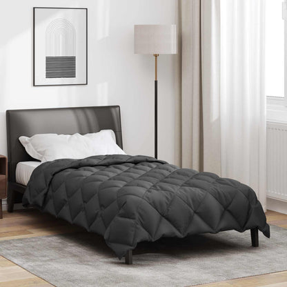 Winter Duvet Anthracite 155 x 220 cm Microfiber