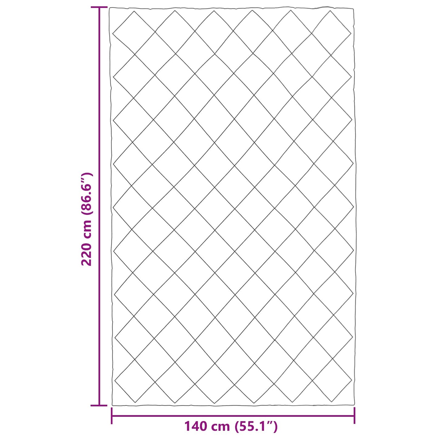 Winter Duvet Anthracite and Taupe 220 x 140 cm Microfiber