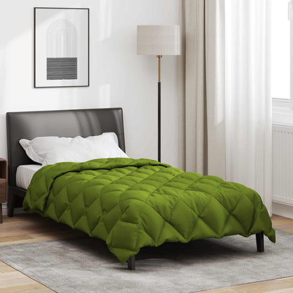 Winter Duvet Green 140 x 220 cm Microfiber