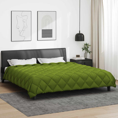 Winter Duvet Green 200 x 220 cm Microfiber