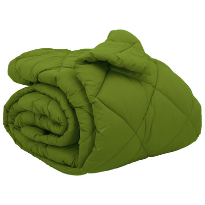 Winter Duvet Green 240 x 260 cm Microfiber