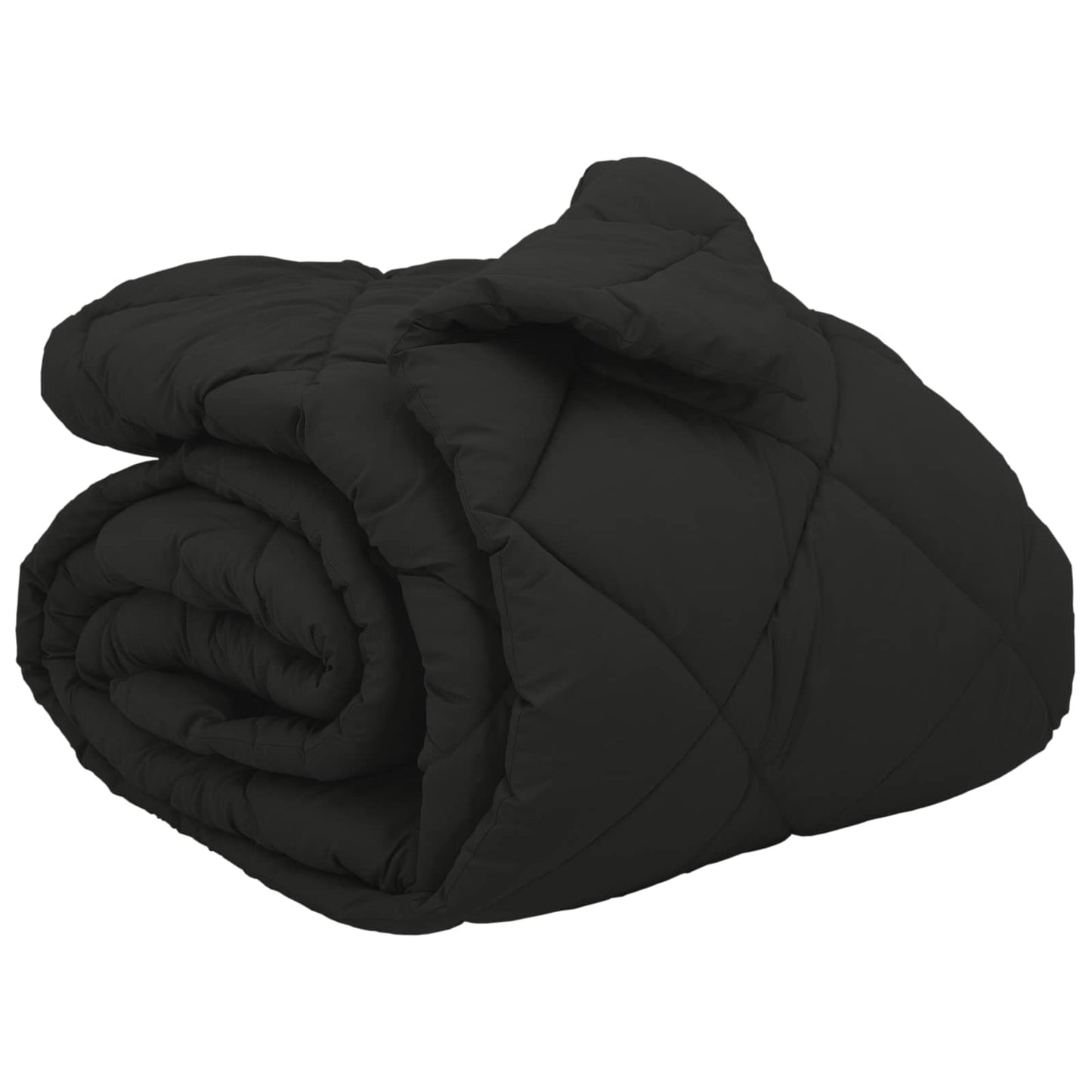 Winter Duvet Black 200 x 200 cm Microfiber