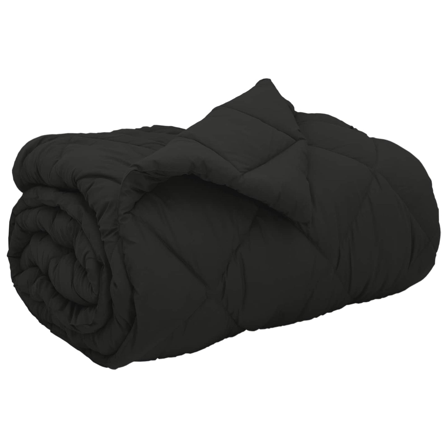 Winter Duvet Black 220 x 135 cm Microfiber