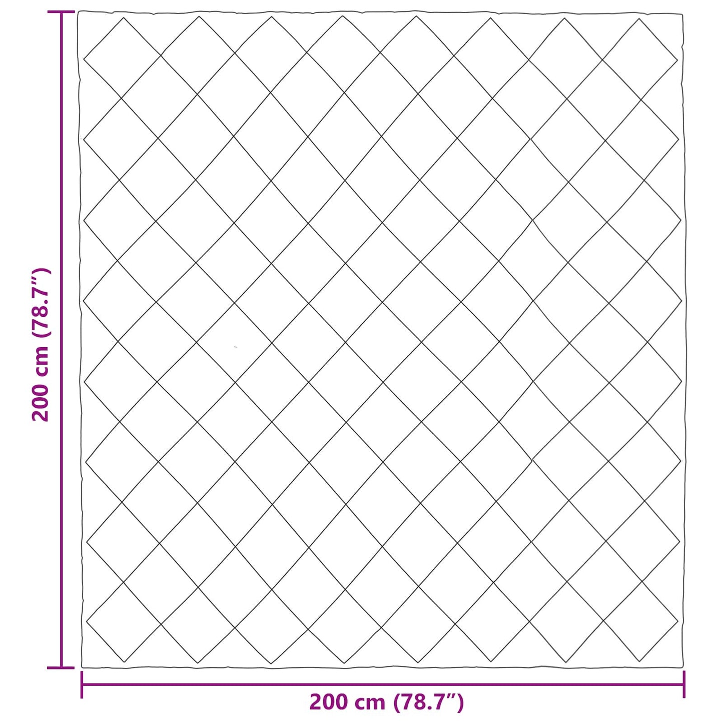 Winter Duvet Black and Taupe 200 x 200 cm Microfiber