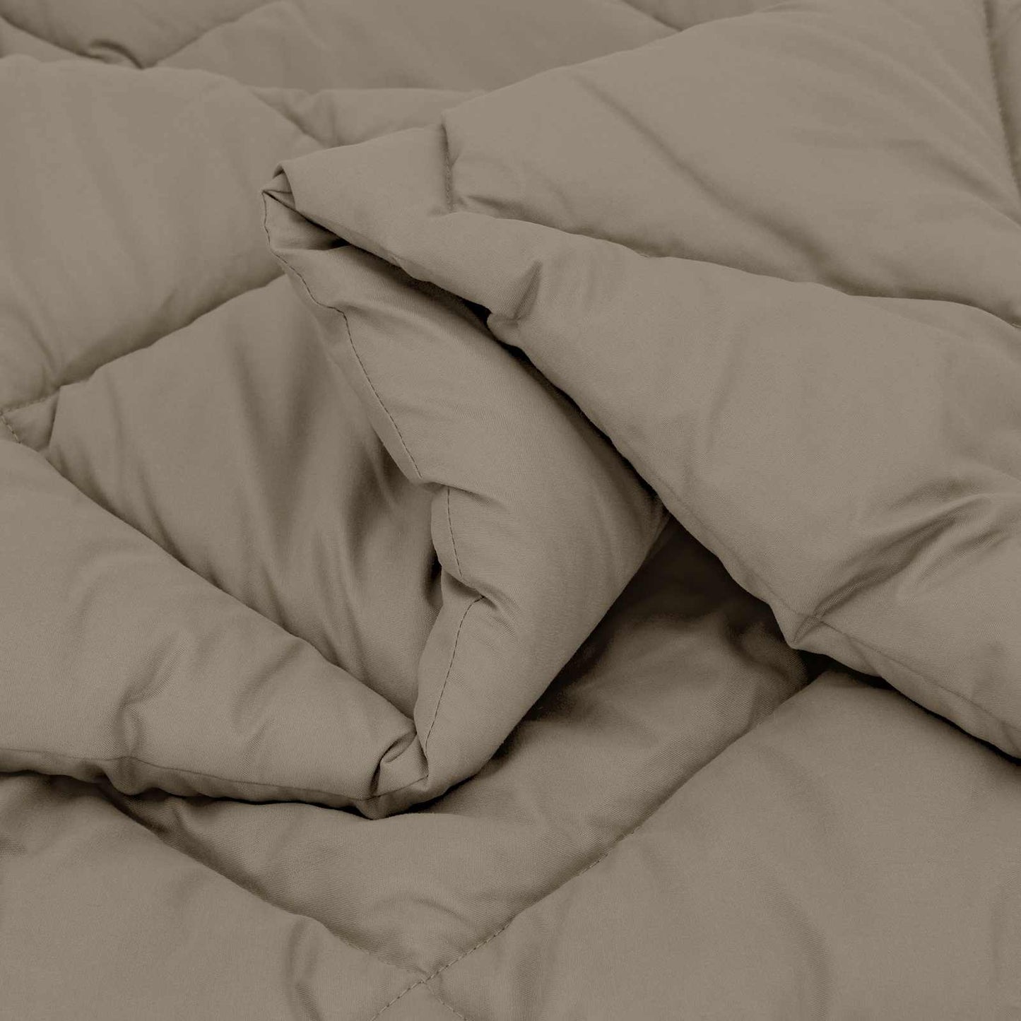 Winter Duvet Light Grey 135 x 200 cm Microfiber