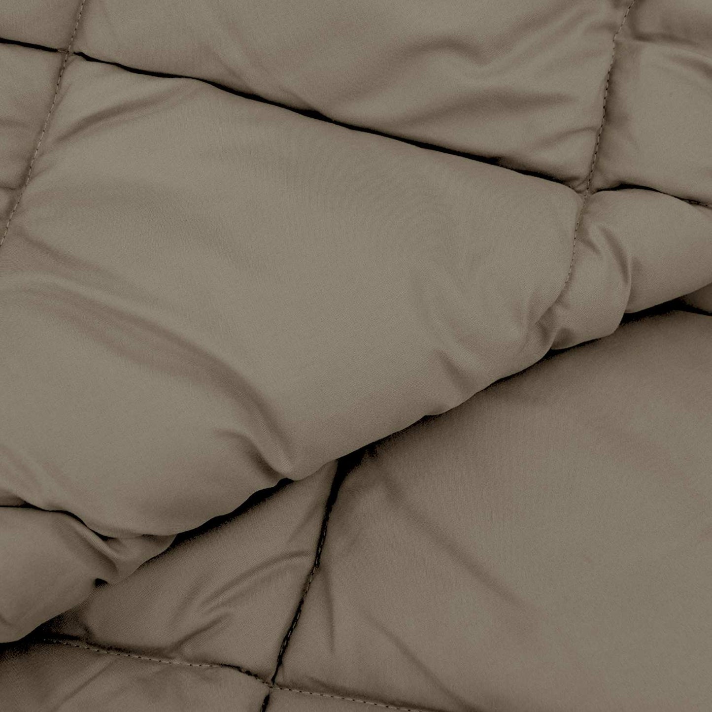 Winter Duvet Light Grey 155 x 220 cm Microfiber