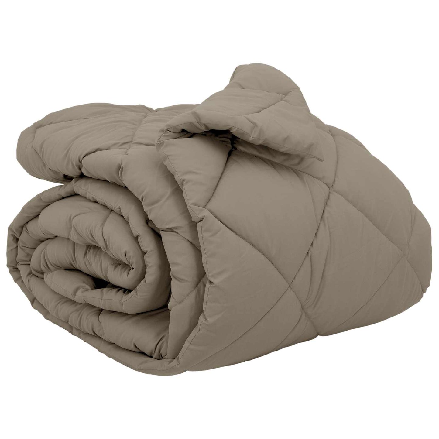 Winter Duvet Light Grey 200 x 200 cm Microfiber