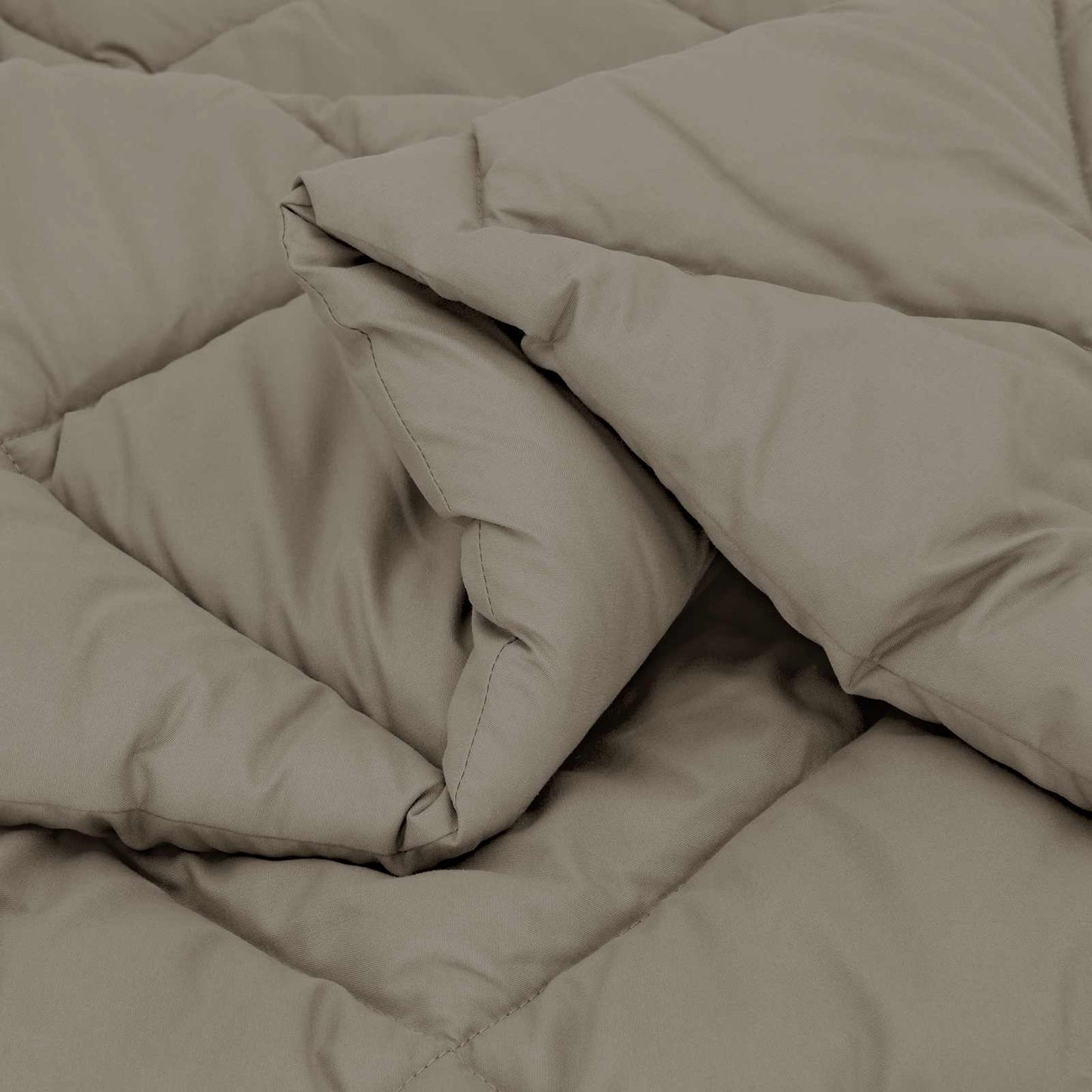 Winter Duvet Light Grey 200 x 240 cm Microfiber