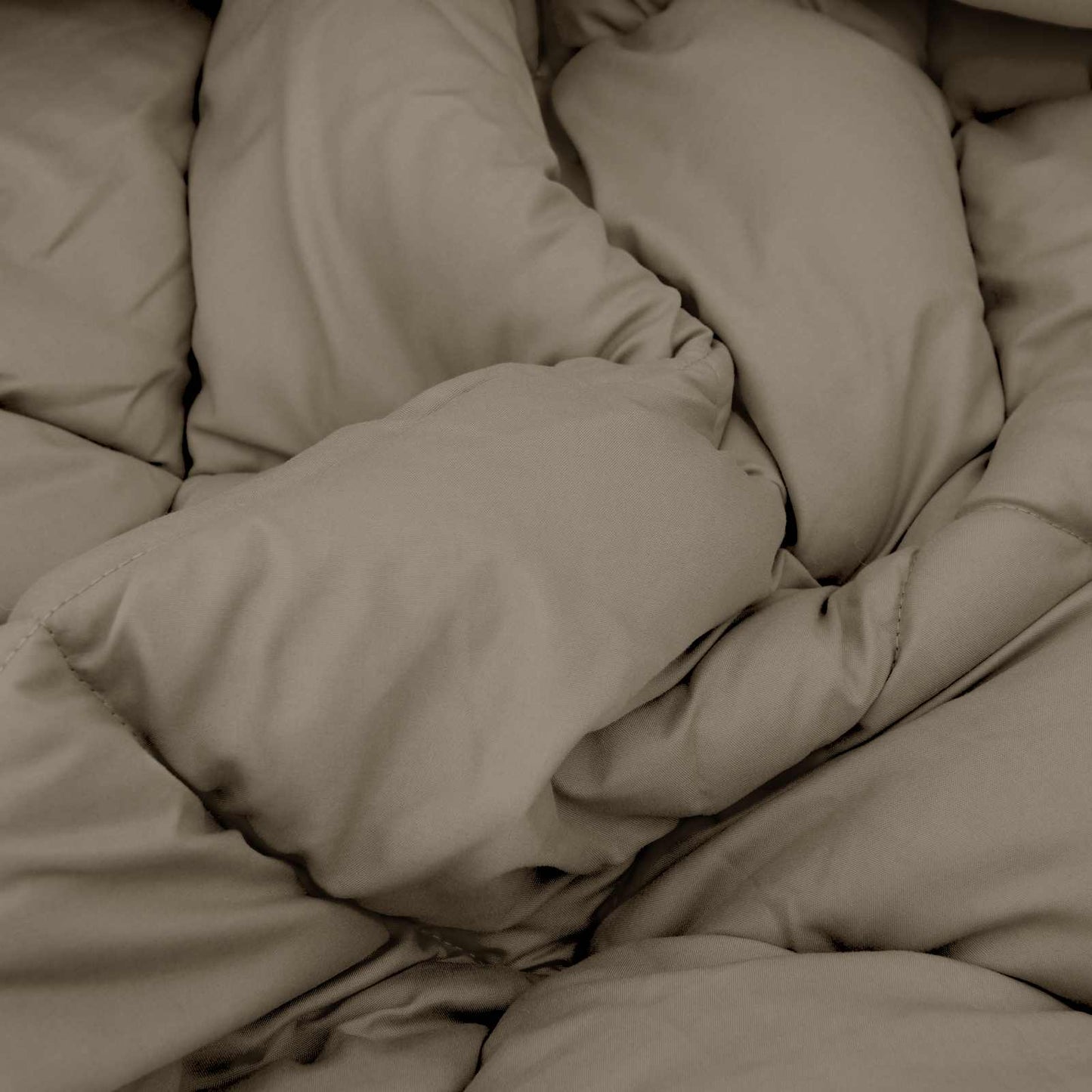Winter Duvet Light Grey and Anthracite 140 x 220 cm Microfiber