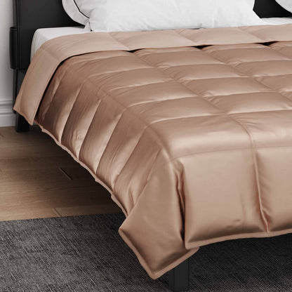 Summer Duvet Gold 220 x 240 cm Satin and Microfiber