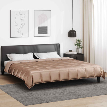 Summer Duvet Gold 220 x 240 cm Satin and Microfiber