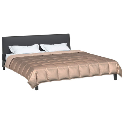 Summer Duvet Gold 220 x 240 cm Satin and Microfiber