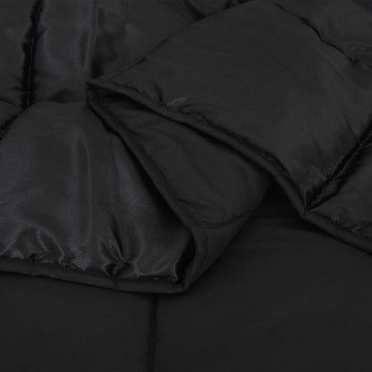 Summer Duvet Black 140 x 200 cm Satin and Microfiber