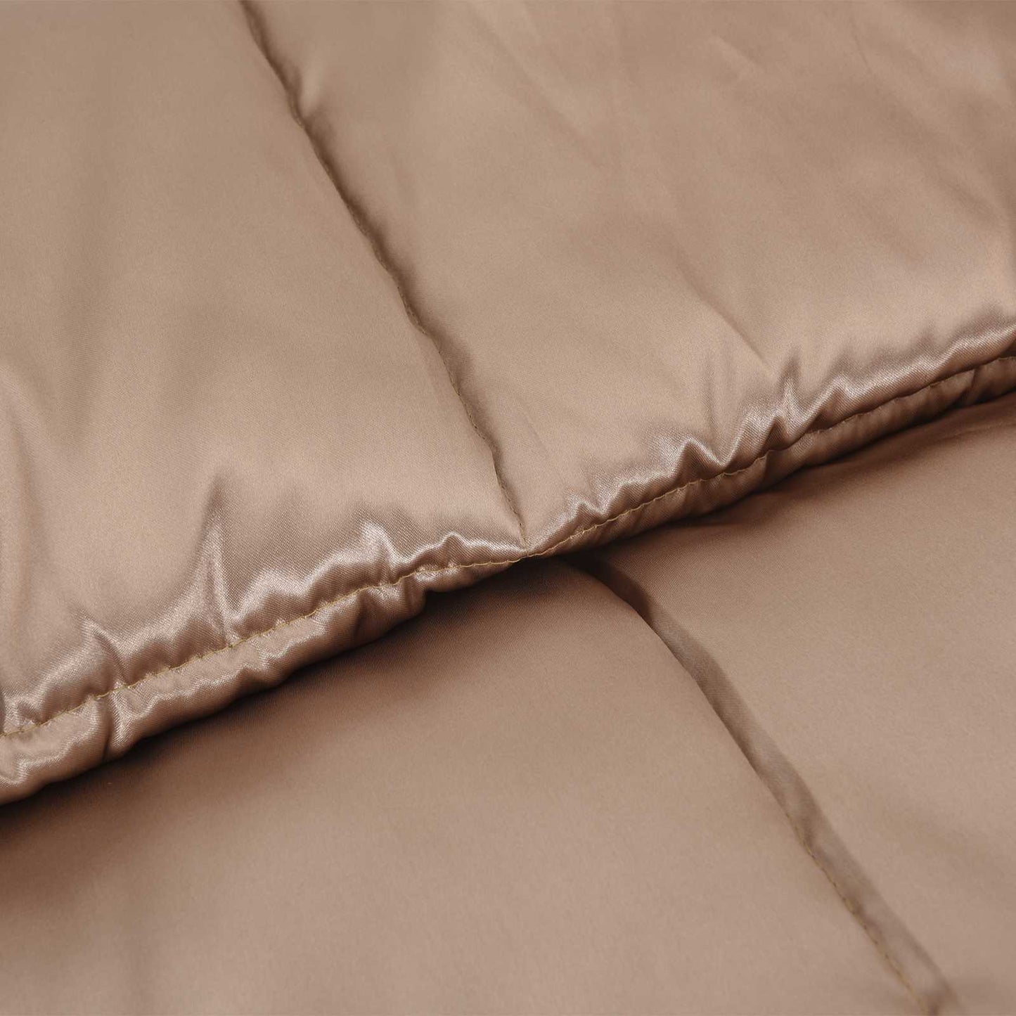 Full Year Duvet Gold 135 x 200 cm Satin and Microfiber