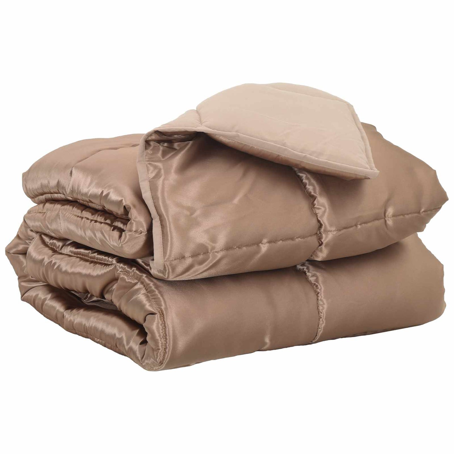 Full Year Duvet Gold 135 x 200 cm Satin and Microfiber