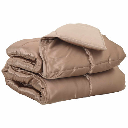 Full Year Duvet Gold 135 x 200 cm Satin and Microfiber