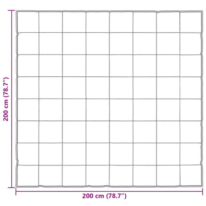 Full Year Duvet Silver 200 x 200 cm Satin and Microfiber