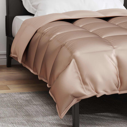 Winter Duvet Gold 135 x 220 cm Satin and Microfiber