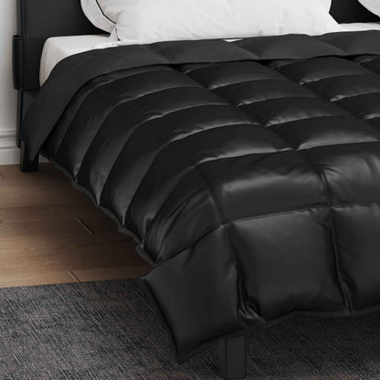Winter Duvet Black 200 x 240 cm Satin and Microfiber