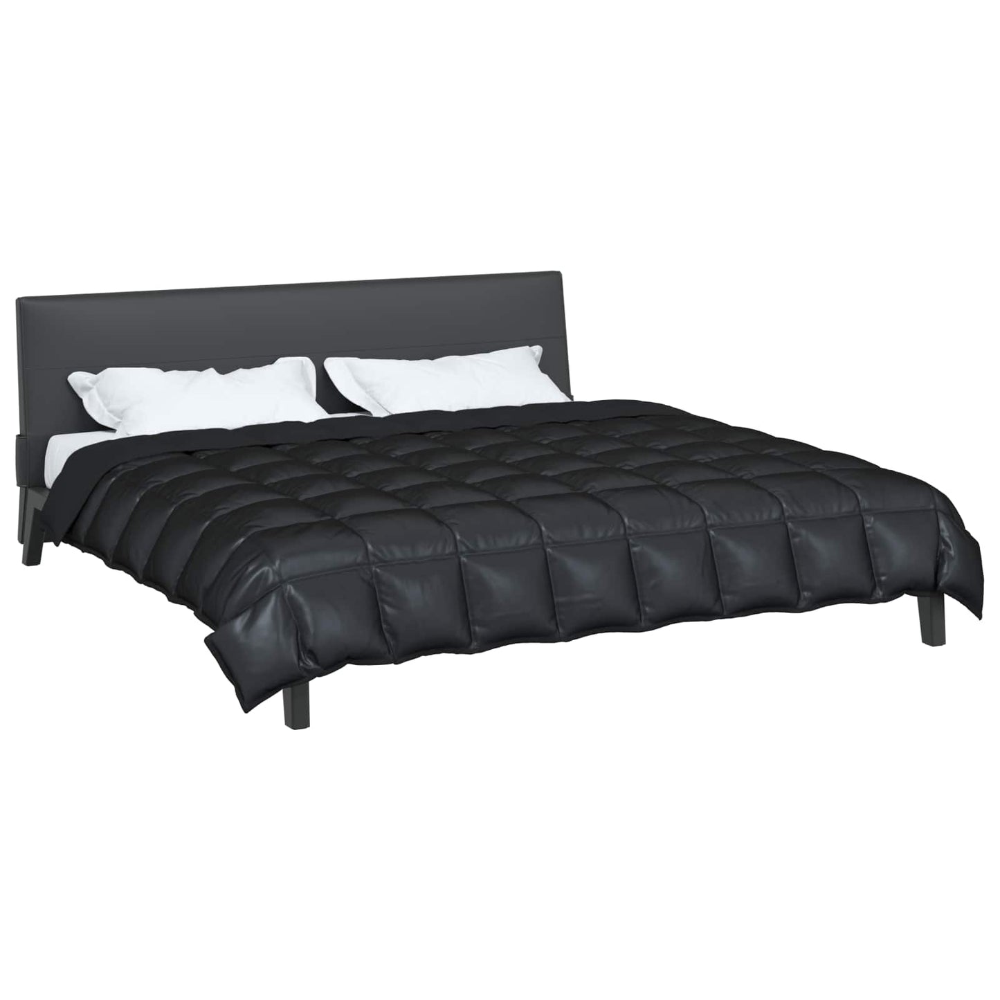 Winter Duvet Black 200 x 240 cm Satin and Microfiber
