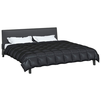Winter Duvet Black 200 x 240 cm Satin and Microfiber