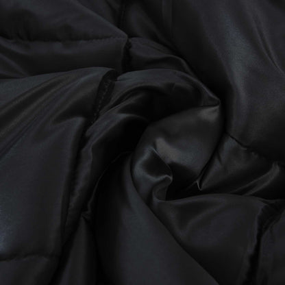 Winter Duvet Black 140 x 220 cm Satin and Microfiber