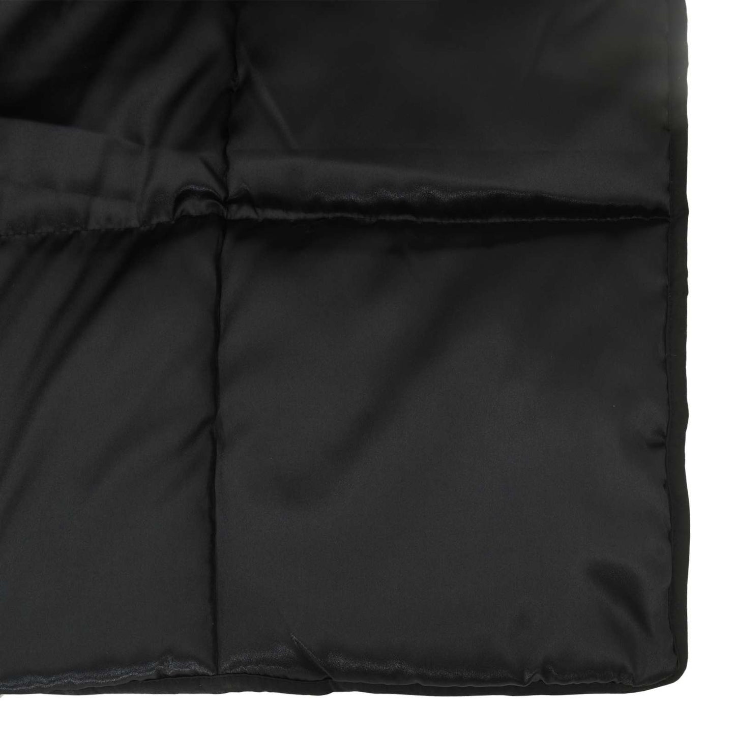 Winter Duvet Black 140 x 220 cm Satin and Microfiber