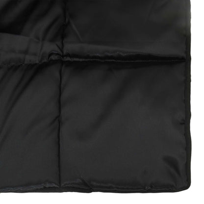 Winter Duvet Black 140 x 220 cm Satin and Microfiber