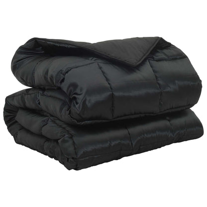 Winter Duvet Black 140 x 220 cm Satin and Microfiber
