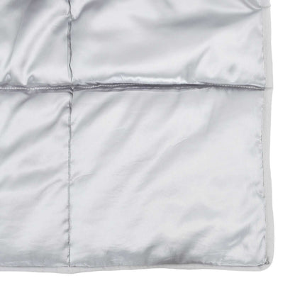 Winter Duvet Silver 155 x 220 cm Satin and Microfiber