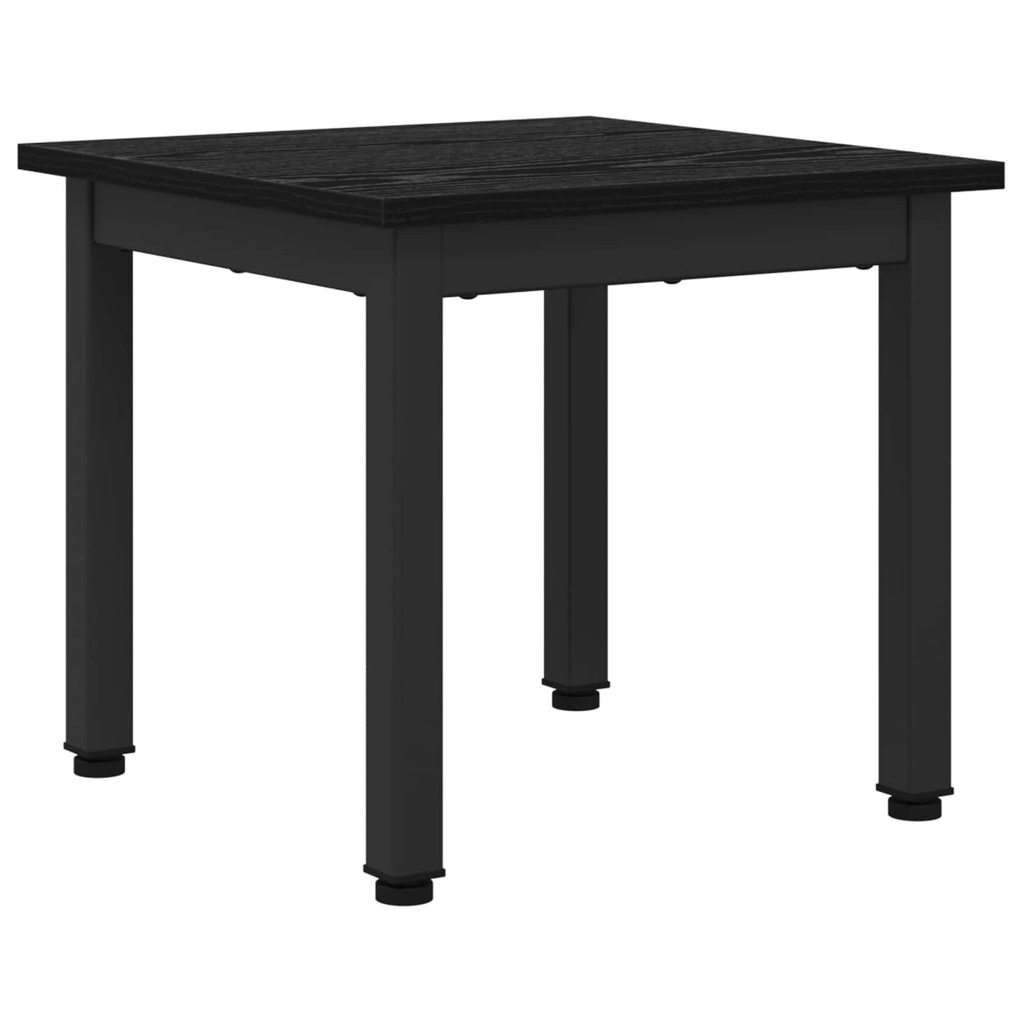 Coffee Table Black Oak 40 x 40 x 36 cm Engineered Wood