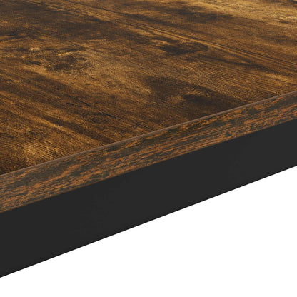 Coffee Table Smoke Oak 40 x 40 x 36 cm Engineered Wood