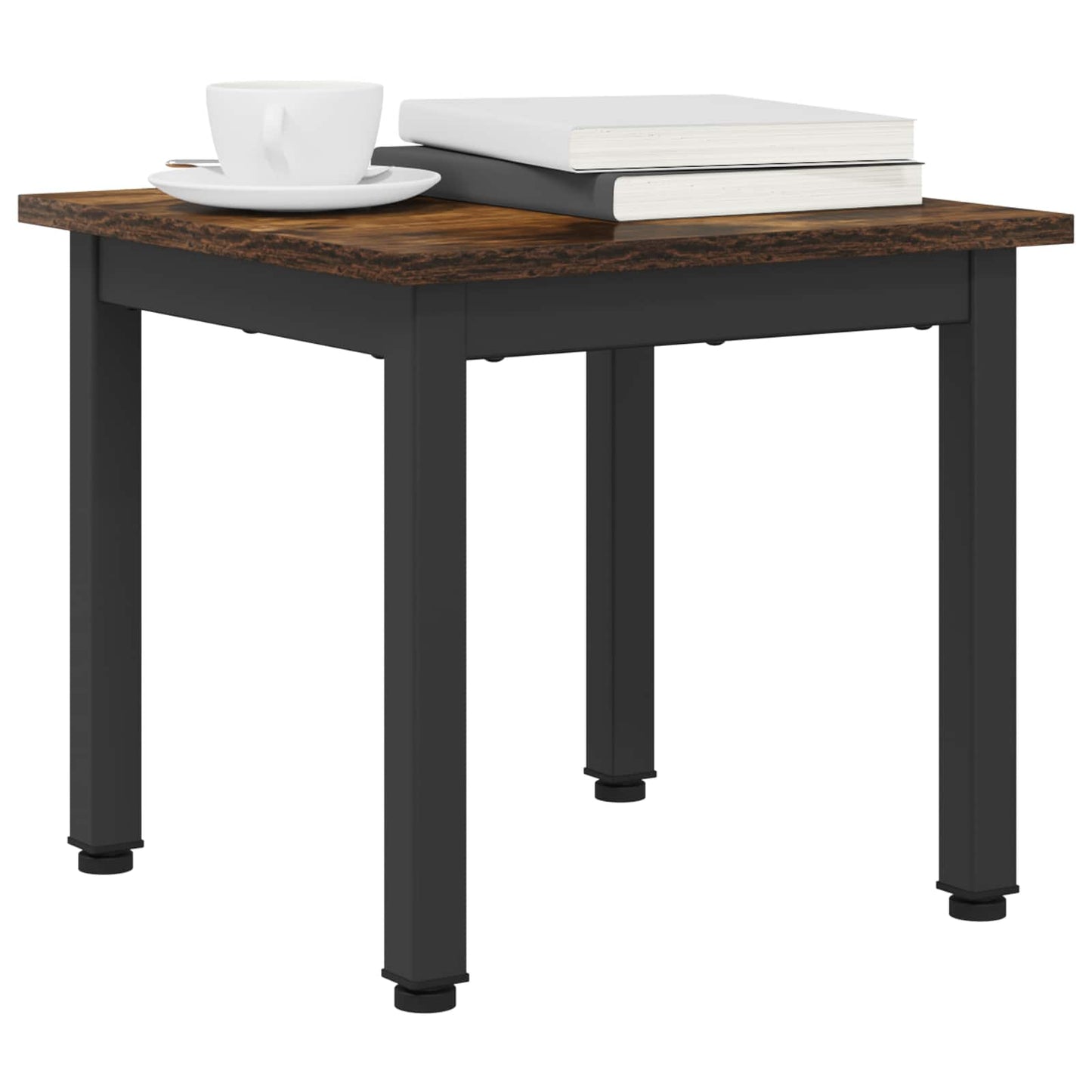 Coffee Table Smoke Oak 40 x 40 x 36 cm Engineered Wood