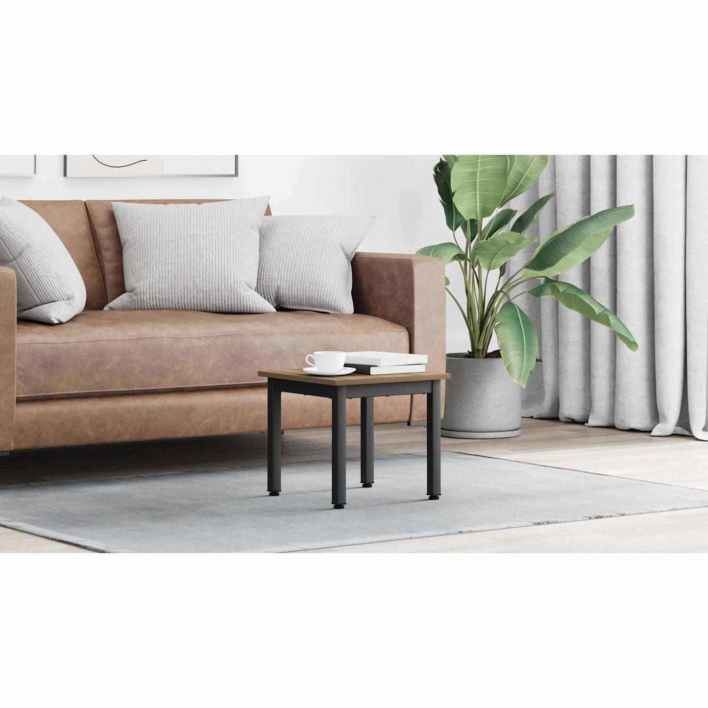 Coffee Table Artisian Oak 40 x 40 x 36 cm Engineered Wood