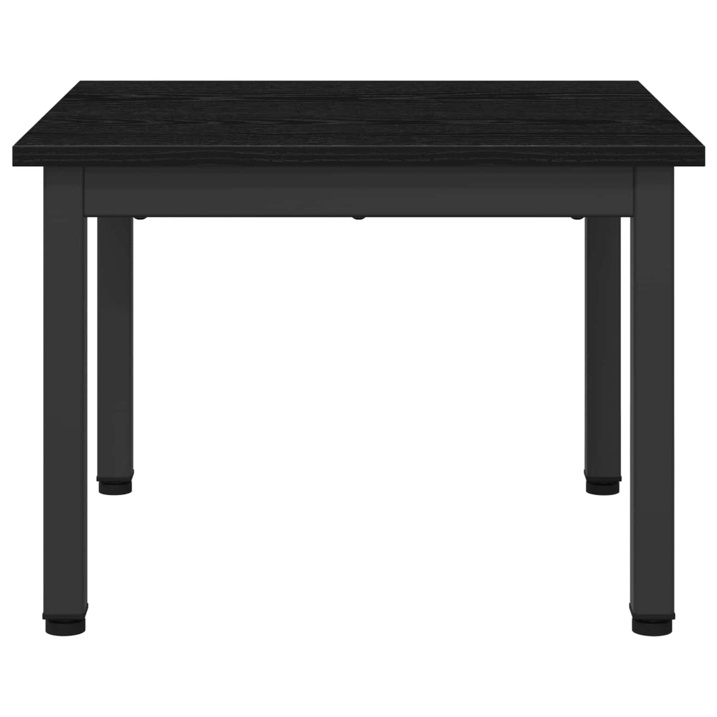 Coffee Table Black Oak 50 x 50 x 36 cm Engineered Wood
