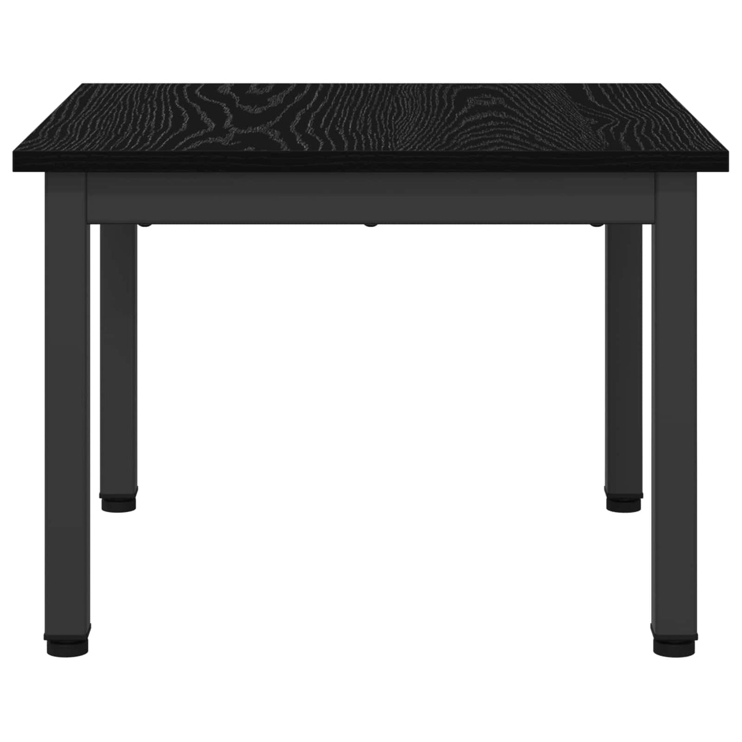 Coffee Table Black Oak 50 x 50 x 36 cm Engineered Wood