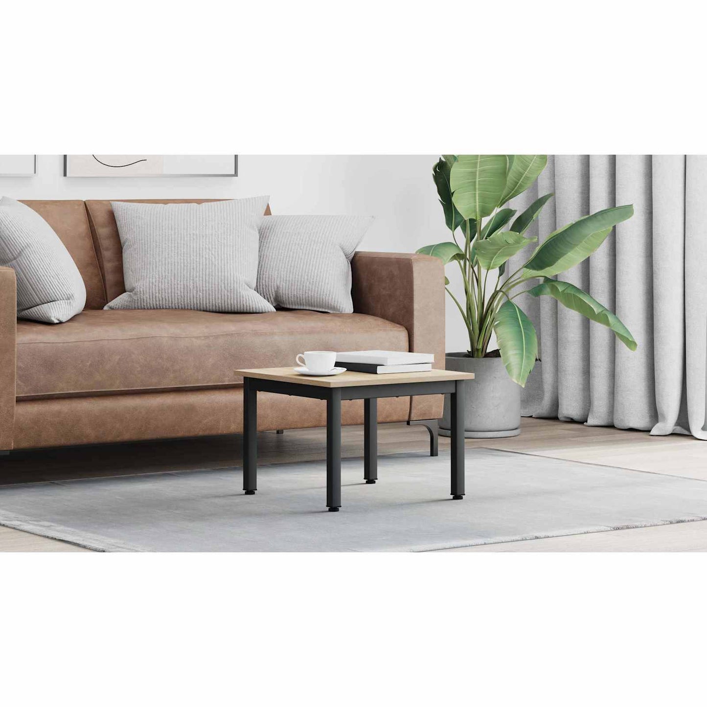 Coffee Table Sonoma 50 x 50 x 36 cm Engineered Wood